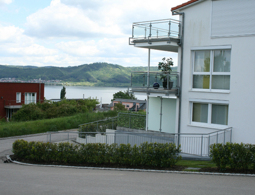Seeblick-Wohnung mit Garten in Bodmann